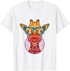 BoredKoalas Giraffe Giraffe Glases Bubblegum Funny Animal Chewing Gum Girls T-Shirt - White