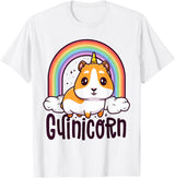 Guinea Pig by Hoy Haus Guinicorn Funny Guinea Pig Shirts For Kids Boy Girl Unicorn T-Shirt - White