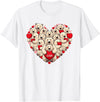 Cute Polar Bear Lovers Valentine Costume Women Men Funny Polar Bear Heart Valentine Polar Bear Womens Mens Kids T-Shirt - White
