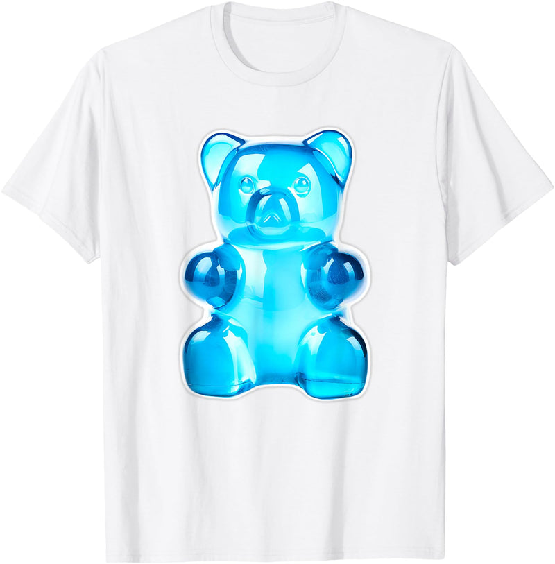 Urban Empyre Blue Gummy Bear Candy T-Shirt - White