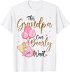 Baby Bear Baby Shower Theme Matching Co Mens Baby Bear Baby Shower Spring Grandpa Bearly Wait Baby Girl T-Shirt - As Pictured