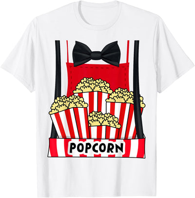 Cute Popcorn Vendor Costume Cute Popcorn Vendor Food Costume T-Shirt