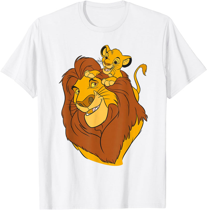 Disney The Lion King Simba and Mufasa Father and Son T-Shirt T-Shirt - White
