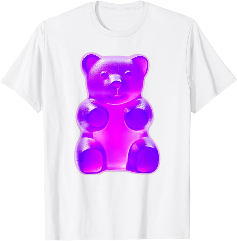Urban Empyre Purple Gummy Bear T-Shirt - White