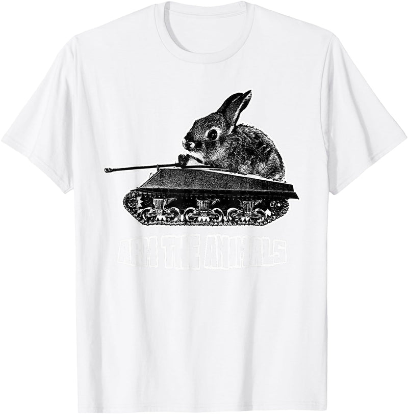 Cute Rabbit Lover Bunny Graphic Tank Top in White
