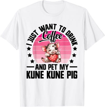Kune Pig Lover Supplies Pig Breeder Kunekune Pig T-Shirt