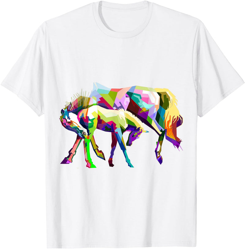 Clothing25 Horses! T-Shirt - White