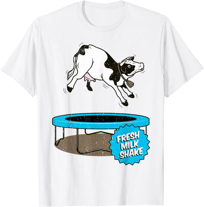 Cow Milkshake Humor Cow T-Shirt