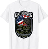 Great Smoky Mountains National Park Souvenirs Gatlinburg Tennessee Souvenirs Bears Gifts TN American Flag T-Shirt - White