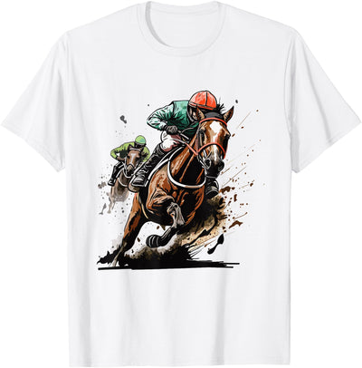 Funny Derby Horse Racing Gifts Derby Horse Racing Race Owner Horse Racing Gambling T-Shirt
