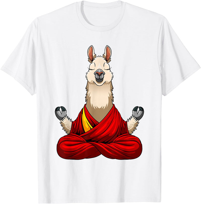 Funny Llama Gift Llama Lover Accessories & Stuff Cute Llama Design For Men Women Alpaca Animal Llama Lovers T-Shirt - White
