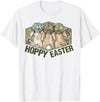 Hoppy Easter Camo Bunnies Funny Rabbit Bunny Hunting Camo T-Shirt in White