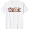 Highland Cow Easter Day Tee Women Highland Cow Bunny Easter Day Cute Cow Easter Day T-Shirt - White