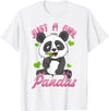 Panda Shirt & Tees Just A Girl Who Loves Pandas Shirt for Girls T-Shirt - White