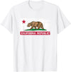 Graphic Club Inc. California Republic Flag - CA - Distressed Design - Classic T-Shirt - White