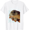 Cute and Funny Hampter Hamster Dunk Meme Pet Owners T-Shirt - White