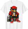 Funny Hip Hop Music lover Hip Hop Teddy Bear Rap Music T-Shirt - White