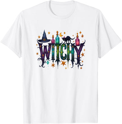 Whimsical Witchy Halloween Witchy Vibes T-Shirt