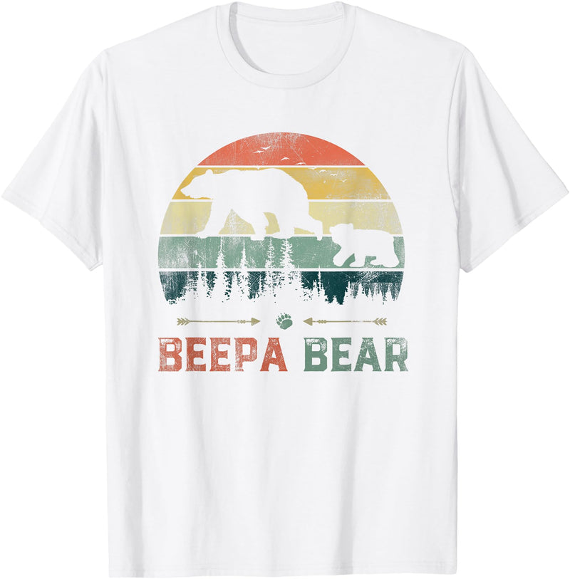 Beepa Bear Father's Day T-Shirt Vintage Beepa Bear Wildling Father's Day T-Shirt - White