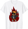 Pitmaster Hip Hop Teddy Bear Barbecue Grill Design Grill Gang Teddy Bear Grilling BBQ Hip Hop Streetwear Men's T-Shirt - White