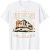Great Sand Dunes National Park Colorado USA Retro Great Sand Dunes National Park Colorado Hike Outdoors Retro T-Shirt - White