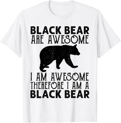 Black Bear Funny American Bear Lover Animal T-Shirt