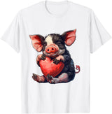 Kune Kune Pig Accessories & KuneKune Clothes Kune Kune Pig for Women Baby Kune Kune Girl Kune Kune Pig T-Shirt - White