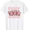 Piggy Squad - Matching Outfit Pig Lover Design T-Shirt - White