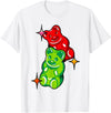 Urban Empyre Gummy Bear Candy Red Green T-Shirt - White