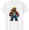 Jay Moe Design I Love Muscle Bear Funny Gay Big Tools LGBTQ Pride Vintage T-Shirt - White