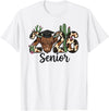 Class of 2026 Senior Team Graduation Apparel 2026 Senior Graduation Highland Cow Class of 2026 Women Girl T-Shirt - White