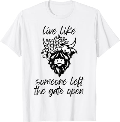 Highland Cow T-Shirt - Premium Scottish Cattle Apparel