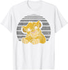Disney Lion King Young Simba Distressed Stripes T-Shirt - White