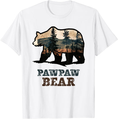 PawPaw Bear Vintage Retro Funny Paw-Paw T-Shirt