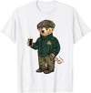 Teddy Bear Feeling Lucky St Patricks Women Men Cool Funny Teddy Bear Feeling Lucky Drinking St Patricks Day T-Shirt - White