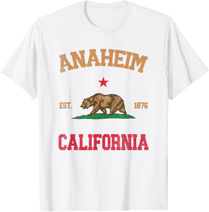 Anaheim California CA Designs Anaheim California T-Shirt - White