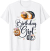 Cute Guinea Pig Lover HD0 Guinea Pig Birthday Girl T-Shirt - White