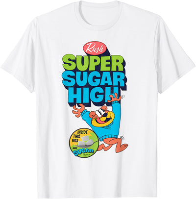 Super Sugar Funny Cereal Box Sweet Tooth Bear Candy T-Shirt