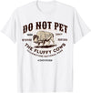 Funny Yellowstone National Park Vintage Graphic Yellowstone National Park Do Not Pet the Fluffy Cows Bison T-Shirt - White