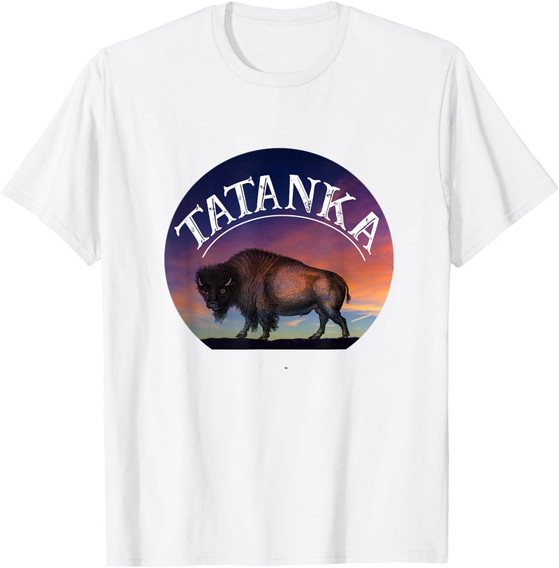 Buffalo Bison Wildlife Shirts Tatanka American Buffalo T-Shirt - White