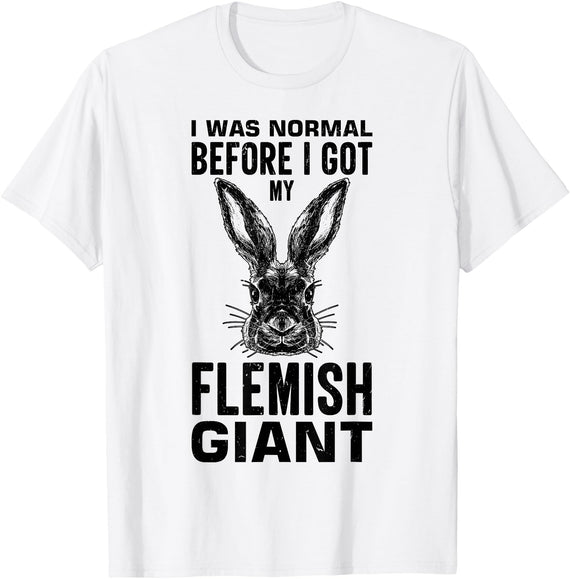 Flandrian Giant Rabbit T-Shirt in White