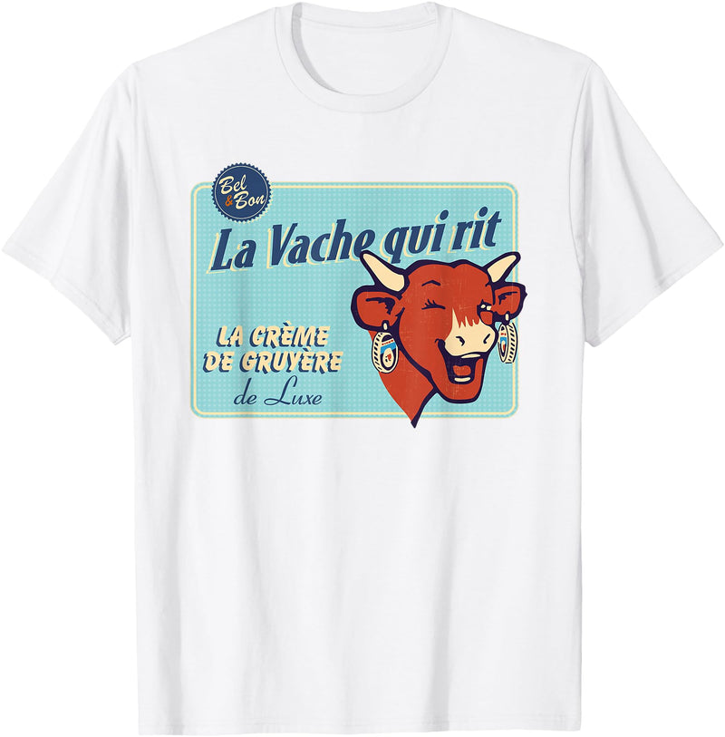 The Laughing Cow Luxury Cream Of Gruyere T-Shirt - White