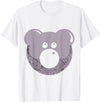 Cub & Bear Beard Hair Shirts Mens Cub & Bear Bears Hairy Beard Face Shirt So Trendy and Cute T-Shirt - White