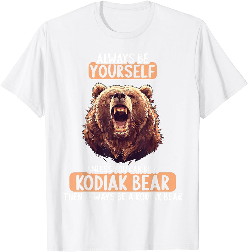 Kodiak Bears Kodiak Bear Lovers Shop Kodiak Bears Kodiak Bear T-Shirt - White