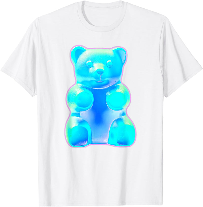 Urban Empyre Blue Gummy Bear T-Shirt - White