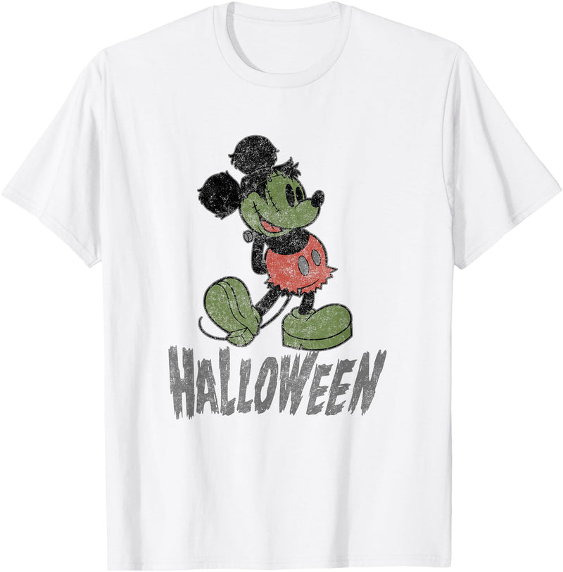 Disney - Halloween Mickey Frank T-Shirt - White