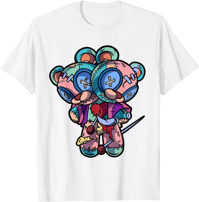 Pastel Goth Two Headed Teddy Bear Voodoo Doll For Men T-Shirt