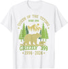 Vintage National Park Outfits Bear Lovers Apparel. Queen Of The Tetons Grizzly 399 National Park 1996-2024 T-Shirt - White