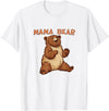 Happy Mama Bear Cool Vibes with Mama Bear Costume T-Shirt - White