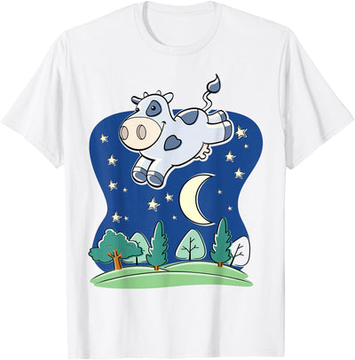 Sayings Cow Jumped Over the Moon Cartoon Common Saying T-Shirt